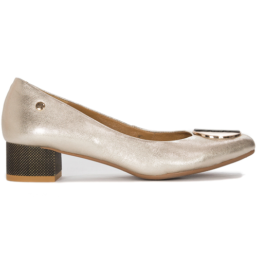 Maciejka Women's Gold Leather Pumps