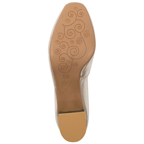 Maciejka Women's Gold Leather Pumps