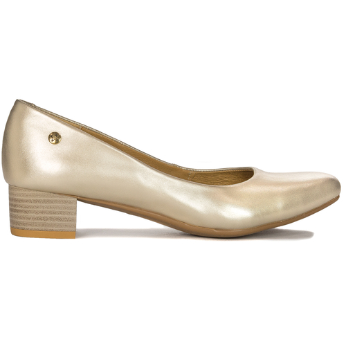 Maciejka Women's Leather Gold Pumps