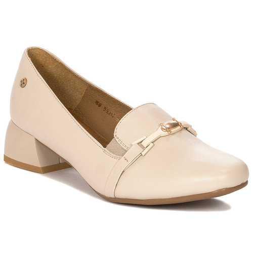 Maciejka Women's Light Beige Pumps