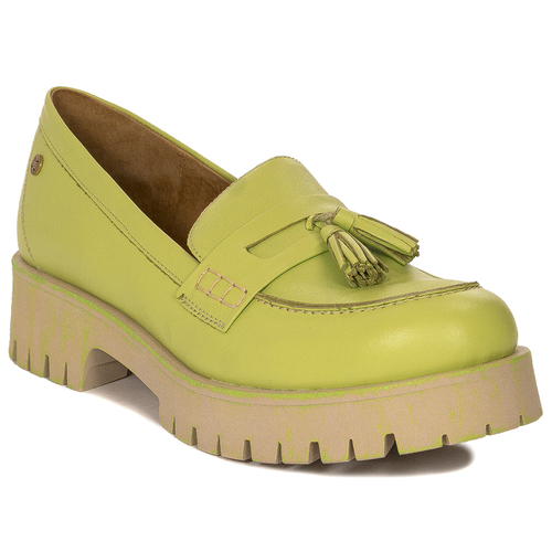 Maciejka Women's Pistachio Flat Shoes