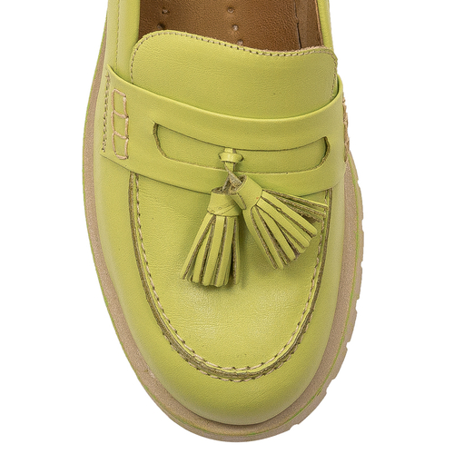 Maciejka Women's Pistachio Flat Shoes