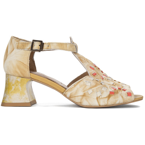 Maciejka Yellow Leather Sandals