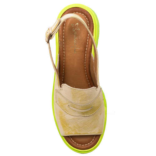 Maciejka Yellow Sandals 06039-07-00-1