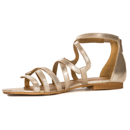 Maciejka women's Gold Sandals