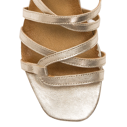 Maciejka women's Gold Sandals