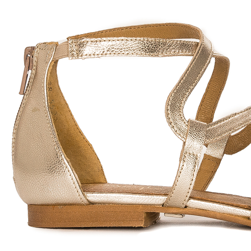 Maciejka women's Gold Sandals