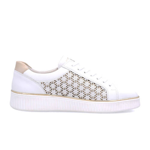 Remonte Women's Leather White Sneakers