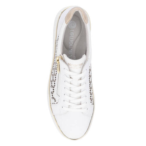 Remonte Women's Leather White Sneakers