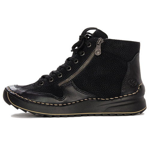 Rieker 51517-00 warned Black Boots