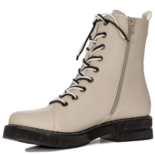 Rieker Boots women's beige insulated boots