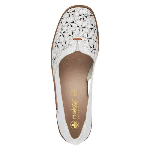 Rieker White Flat Shoes