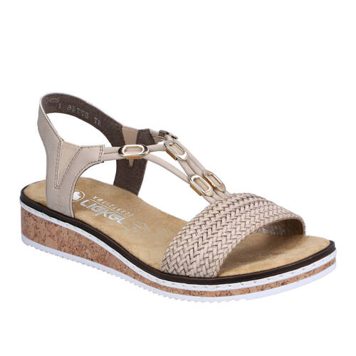 Rieker Women's Beige Sandals 