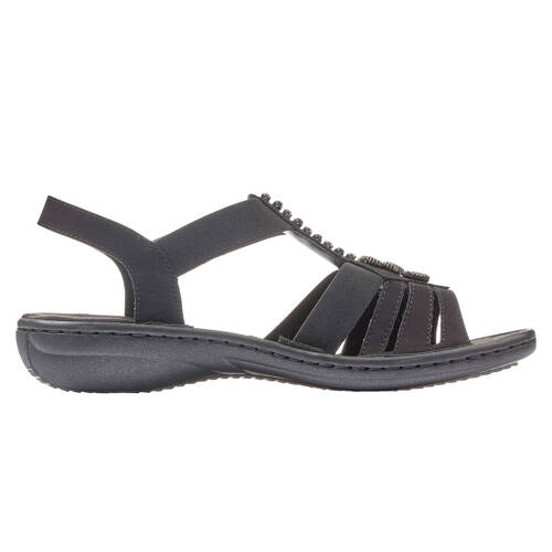 Rieker Women's Black Sandals 