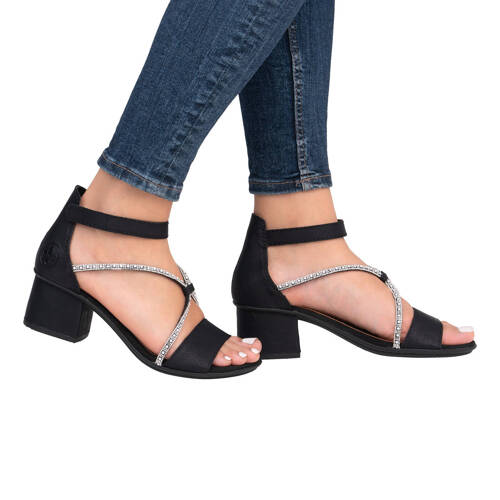 Rieker Women's Black Sandals