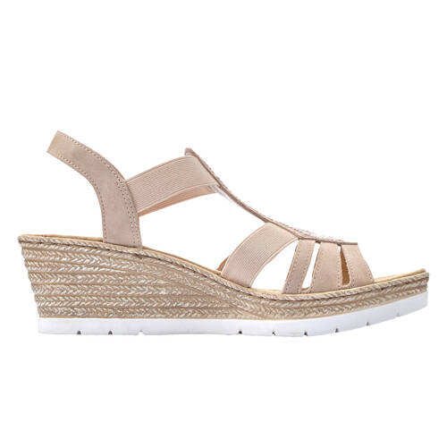 Rieker Women's Pink Sandals 