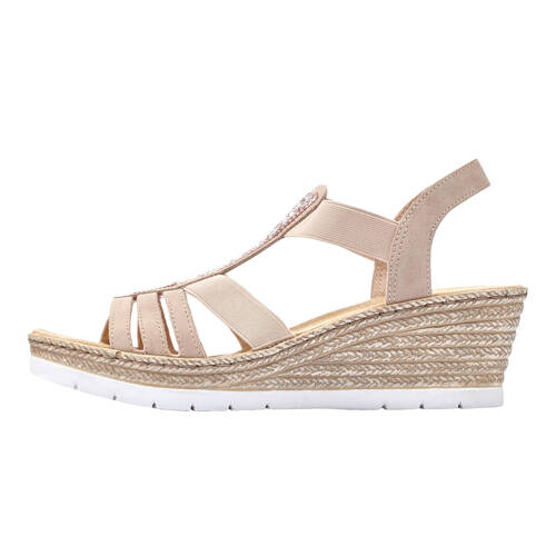 Rieker Women's Pink Sandals 