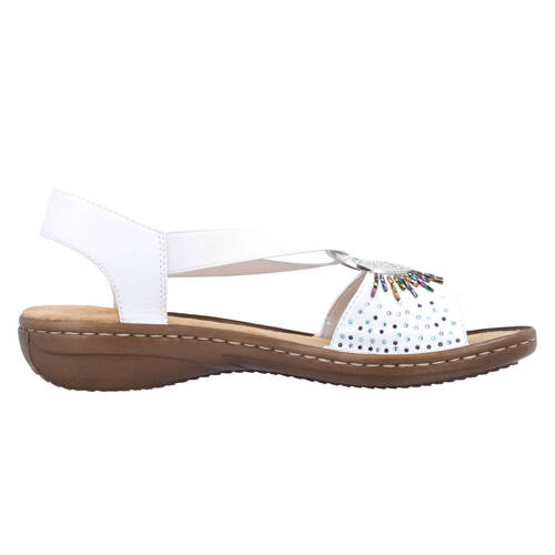 Rieker Women's Sandals White