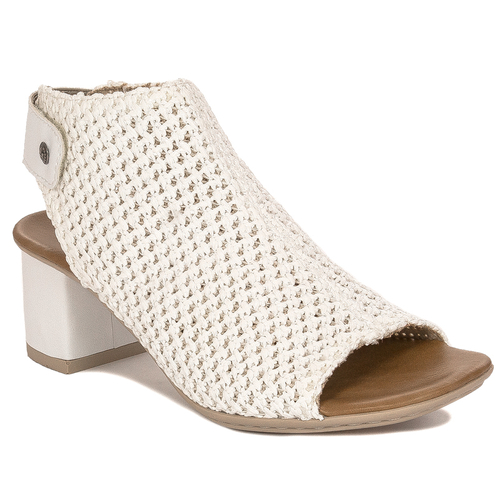 Rieker Women's White Sandals