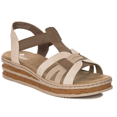 Rieker Women's White Sandals