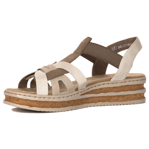 Rieker Women's White Sandals