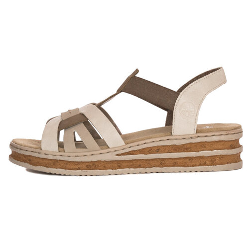 Rieker Women's White Sandals