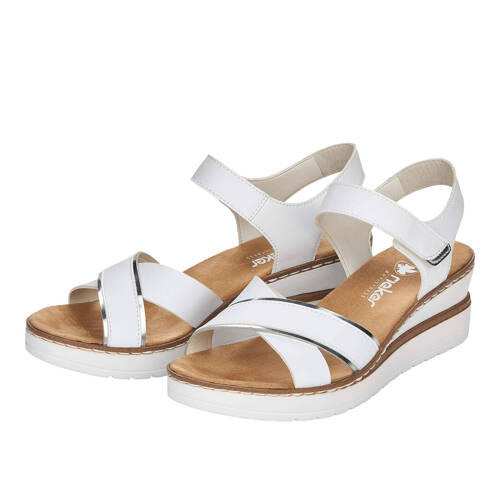 Rieker Women's White Sandals