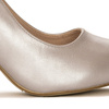 Sergio Leone 1457 Silver Pearl Pumps