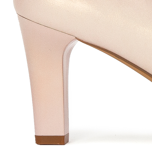 Sergio Leone Beige Pearl Pumps