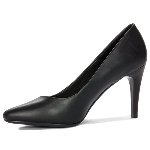 Sergio Leone Black PU women's Pumps