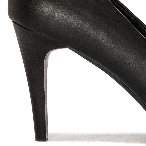 Sergio Leone Black PU women's Pumps