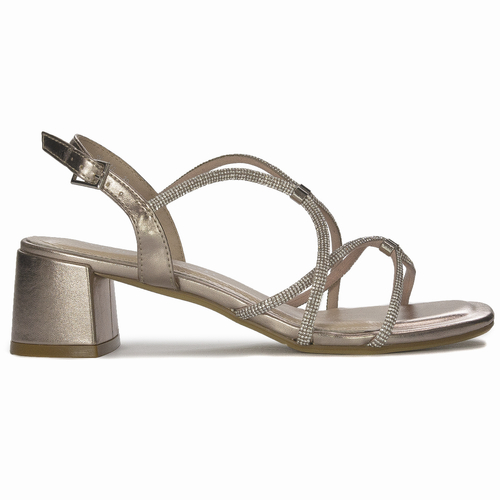 Sergio Leone Gold and Cooper Sandals