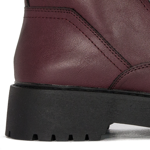 Sergio Leone Warm Boots Burgundy