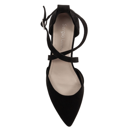 Sergio Leone Women's Black MIC Sandals