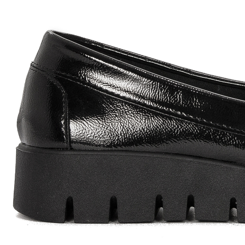 Sergio Leone Women's Black loafers shoes