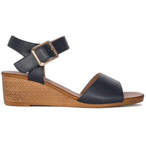 Sergio Leone women's Navy Blue sandals