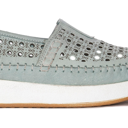 T.Sokolski Women's Light Blue Flat Shoes