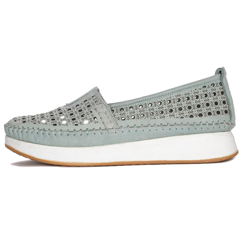 T.Sokolski Women's Light Blue Flat Shoes