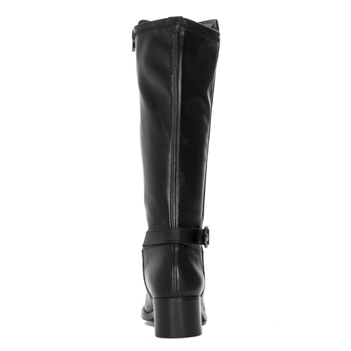 Tamaris Women's High Heels Black Boots Knee Bellow