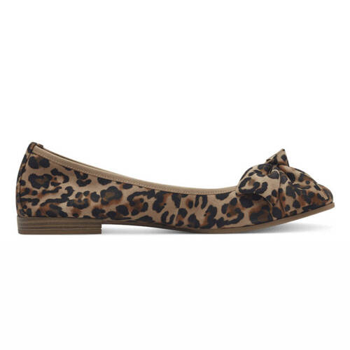 Tamaris Women's Leopard Leather Ballet Shoes