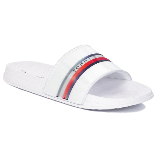 Tommy Hilfiger Women's Slides White