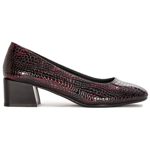 Women's shoes Sergio Leone lacquered Burgundy