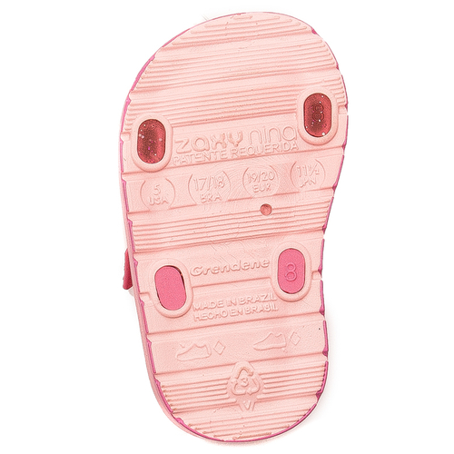 Zaxy Zaxynina Moderninha Baby with Velcro Light Pink Sandals