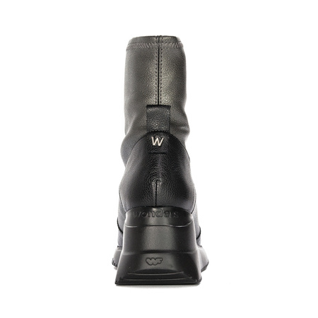 Wonders India Negro Plomo Women's Boots