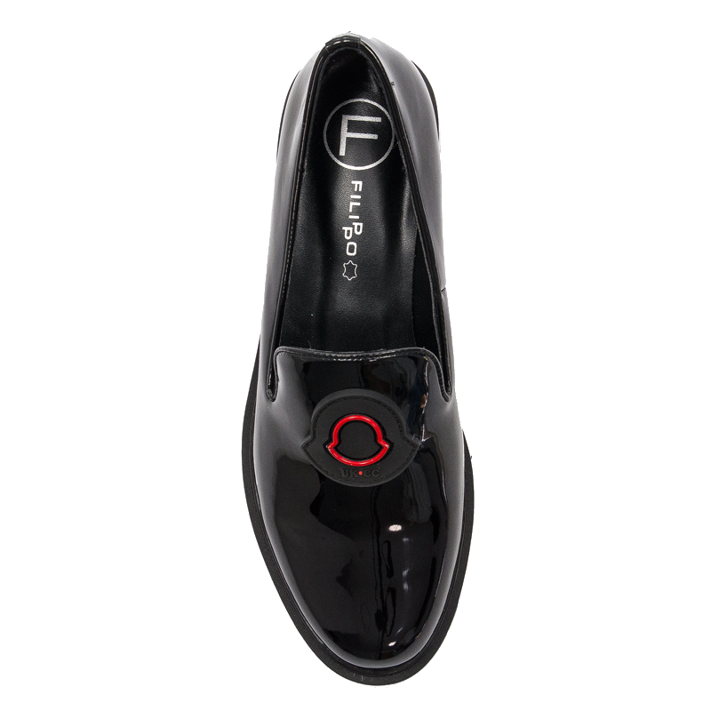 Filippo Black Flat Shoes DP3720/22 BK
