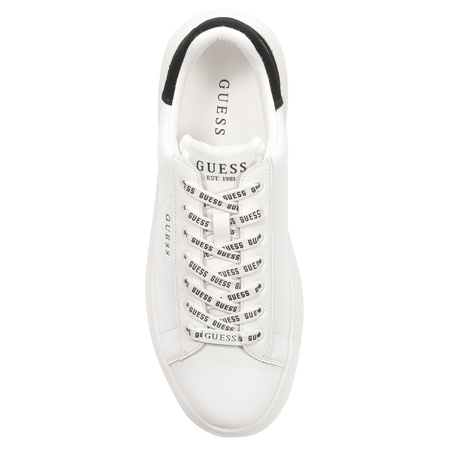 Guess Sneakersy Męskie Biało Czarne