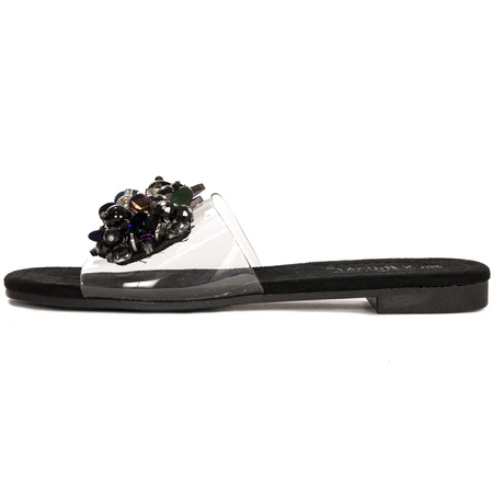 S.Barski Women's Slides Black