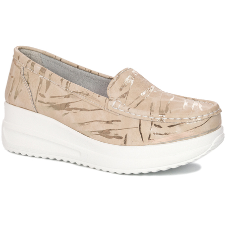 Artiker Beige Women's Flat Shoes