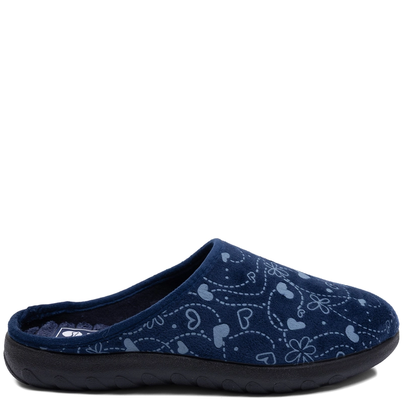 Inblu Women's Comfortable Home Slippers Textile Slip-On Navy ET000041
