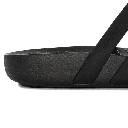 Crocs Klapki Damskie Black Splash Strappy